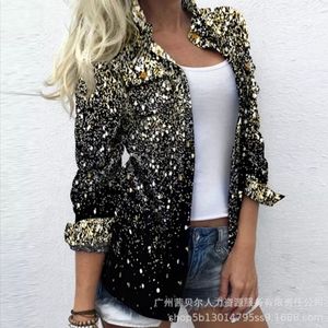 Celestial Print Shirt in Black